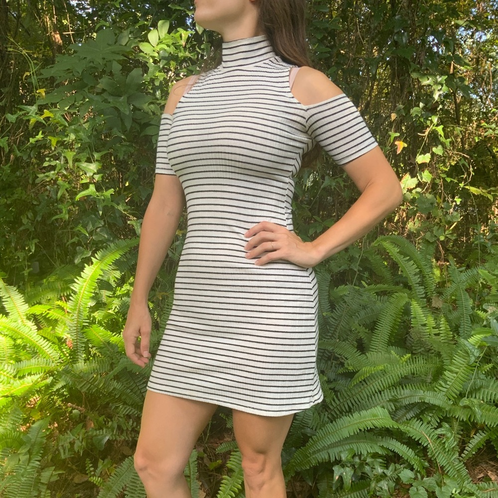 Black and white dress - size small - vintage